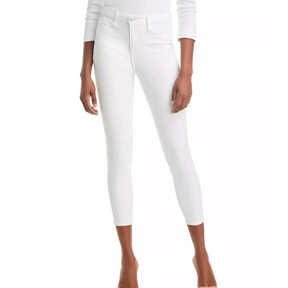 Lagence Margot High-Rise Skinny Jeans White 25